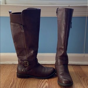 G by Guess brown boots.